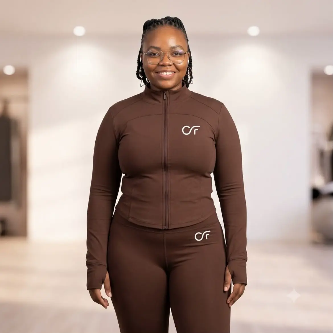 Woman wearing Coreflexx activewear